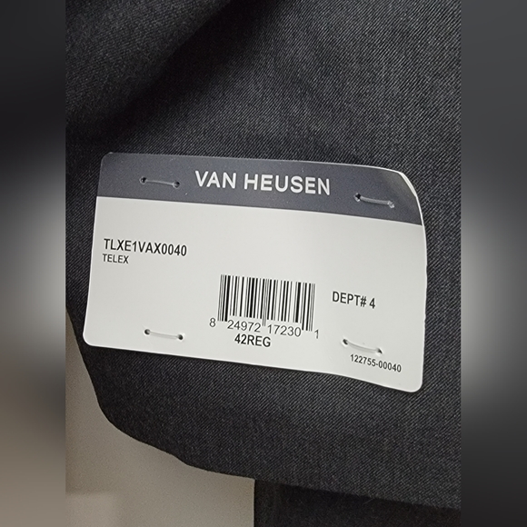 Van Heusen Mens Regular Fit Jacket, Size 42R, Suit Separates - Picture 5 of 5